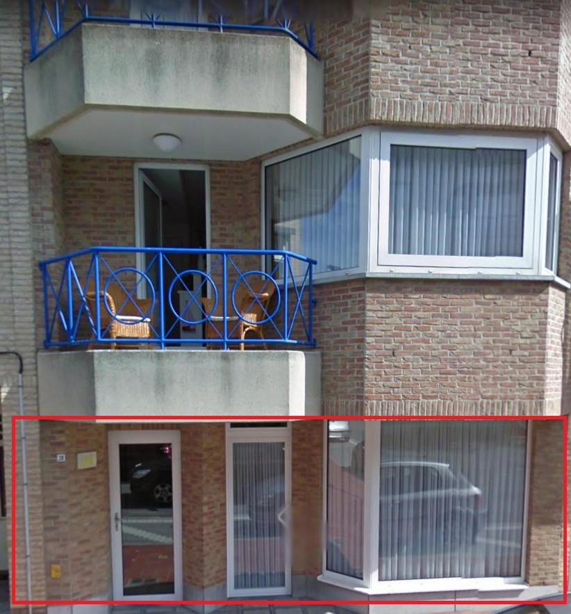 Familie Appartement Hartje Knokke Met Optie Parking מראה חיצוני תמונה